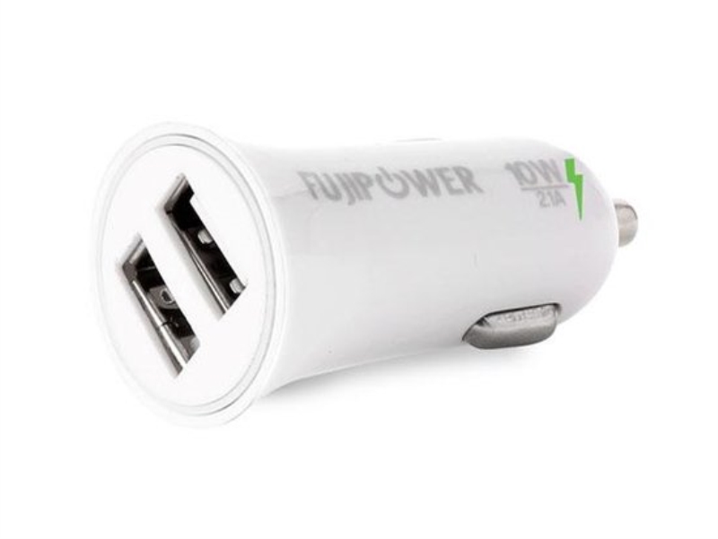 PURO Mini caricabatterie da auto Puro 2 entrate USB bianco